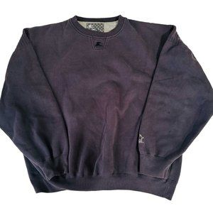 Starter Sweatshirt Sweater Mens XL Crewneck Vintage Sport Embroidered Blue Faded